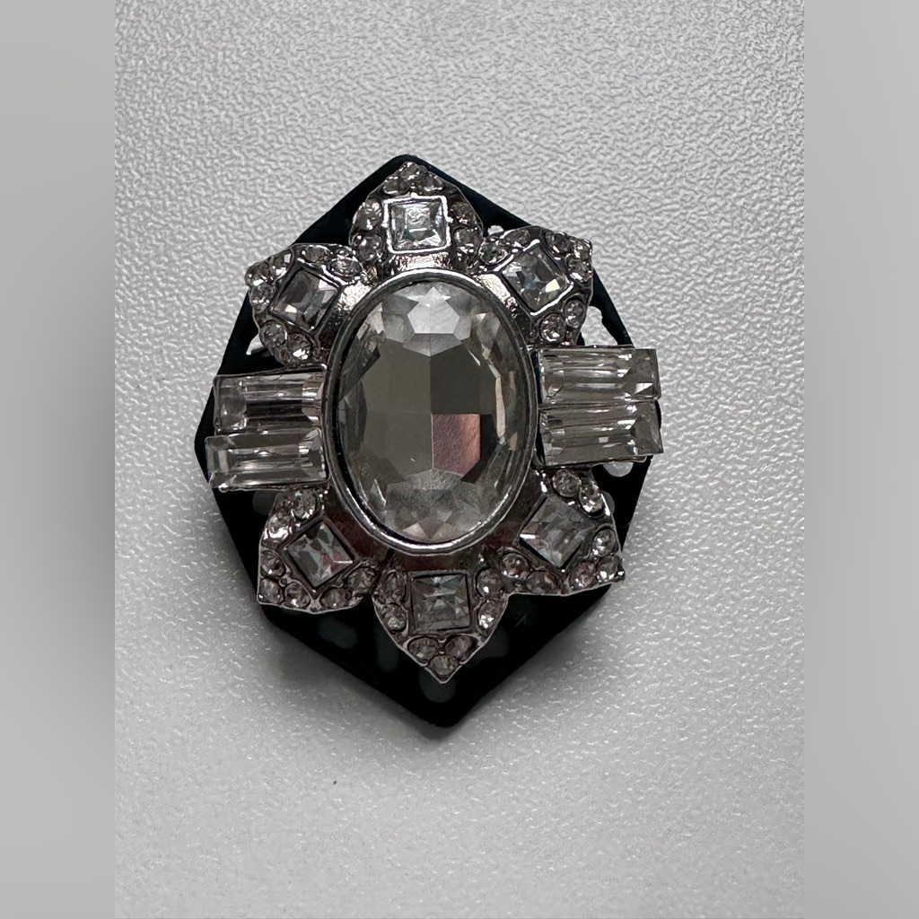 Clear Crystal Pin/Brooch